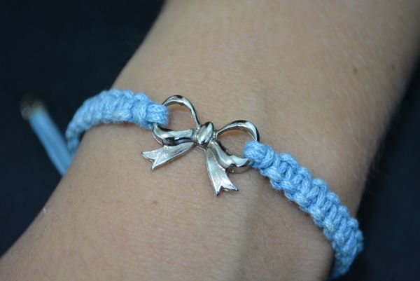Pulseira laço macramê - P1337