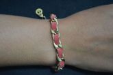 Pulseira transpassada dourada - P1203
